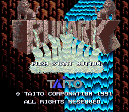 Runark title screen for Sega Mega Drive